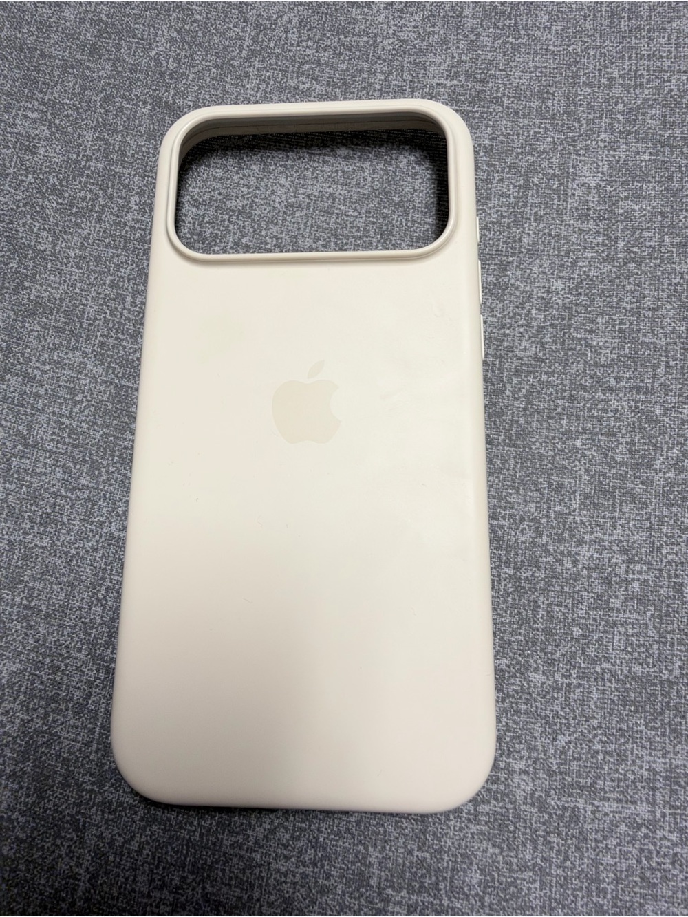 Apple Silicone iPhone Case, 17 pro max - Soft White